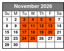 Absolutely Country Definitely Gospel November Schedule