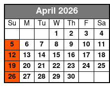 Ozark's Country Featuring The Bilyeus & Friends April Schedule