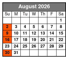 Ozark's Country Featuring The Bilyeus & Friends August Schedule