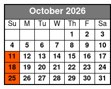 Ozarks Gospel Music show October Schedule