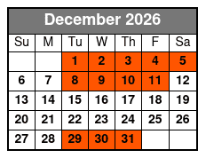 Doug Gabriel Show December Schedule