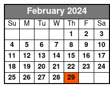 Fritz's Adventure February Schedule