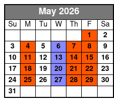 Duttons Family Show May Schedule