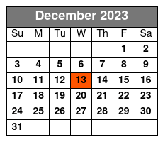 Duttons Family Christmas Show December Schedule