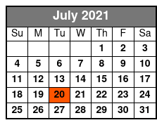 All Hands on Deck July Schedule