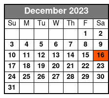 Matt Gumm and Company December Schedule