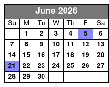 Matt Gumm and Company June Schedule