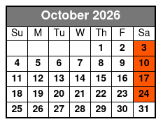 Matt Gumm and Company October Schedule