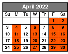Anthems Of Rock April Schedule