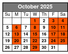 Anthems Of Rock October Schedule