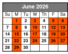 Anthems Of Rock June Schedule