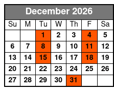 Anthems Of Rock  December Schedule
