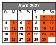 Anthems Of Rock  April Schedule