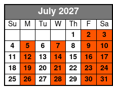 Anthems Of Rock  July Schedule