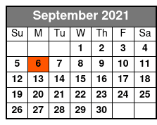 Spirit of America Catamaran 2 Hour Cruise September Schedule