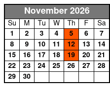 Jimmy Fortune Live  November Schedule