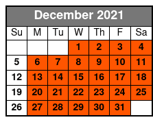 The Steve Moris Lunchtime Clean Comedy & Music Show December Schedule