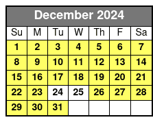 Vigilante Extreme Ziprider December Schedule