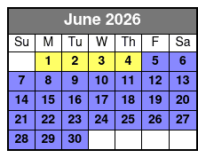 Vigilante Extreme Ziprider June Schedule