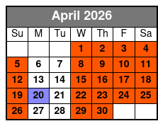 Shepherd Of The Hills Outdoor Attractions April Schedule