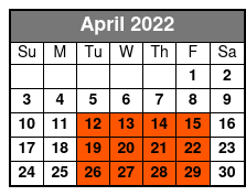 Down Home Country Show April Schedule