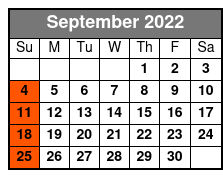 Ozark's Country Featuring The Bilyeus & Friends September Schedule