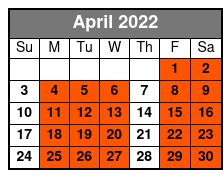 Comedy Jamboree April Schedule