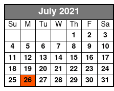 James Taylor & Soft Rock of the 70s & 80s Tribute July Schedule