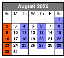 Who Dunnit Hoedown Dinner Show August Schedule