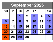 Who Dunnit Hoedown Dinner Show September Schedule