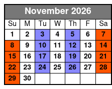 Who Dunnit Hoedown Dinner Show November Schedule