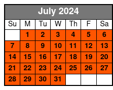 WonderWorks All Access Pass July Schedule