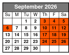 Nashville Roadhouse Live September Schedule