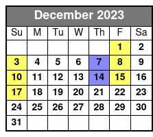 Phil Dalton Theater of Illusions December Schedule