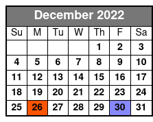 Dean Z The Ultimate Elvis December Schedule