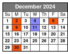 Dean Z Rockin' Christmas December Schedule