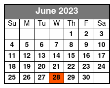 Dean Z The Ultimate Elvis June Schedule