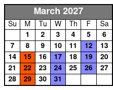 Dean Z The Ultimate Elvis March Schedule