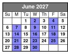 Dean Z The Ultimate Elvis June Schedule