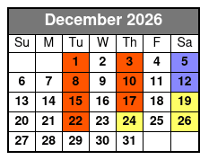 An Old Trail Christmas Chuckwagon Show December Schedule