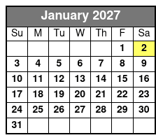 Shepherd's Chuckwagon Dinner Show January Schedule