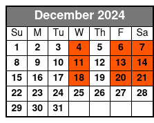 Todd Oliver & Irving The Talking Dog December Schedule