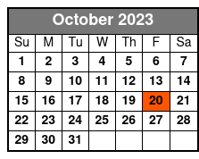 Funny Farm Dinner Feud October Schedule