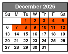 Presleys' Christmas Country Jubilee Premium Seating December Schedule