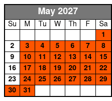 Presleys' Country Jubilee May Schedule
