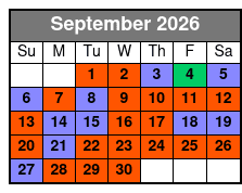 Copperhead Mountain Coaster One Ride Per Person Ticket  September Schedule