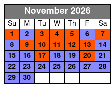 Copperhead Mountain Coaster One Ride Per Person Ticket  November Schedule