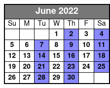 Funny Farm Dinner Feud June Schedule