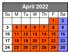 Shepherd of the Hills Dinner Shows April Schedule