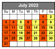 Shepherd of the Hills Dinner Shows July Schedule